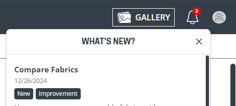 "What's New?" Notifications